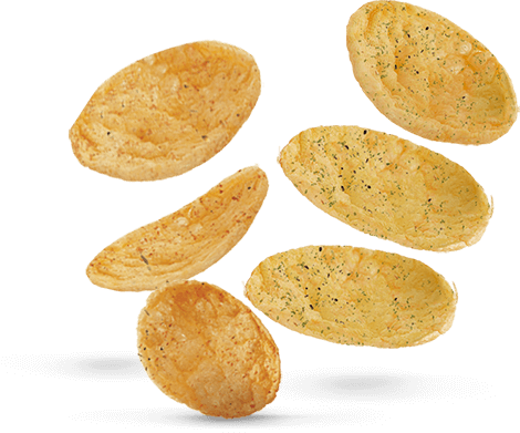 Potato popped chips